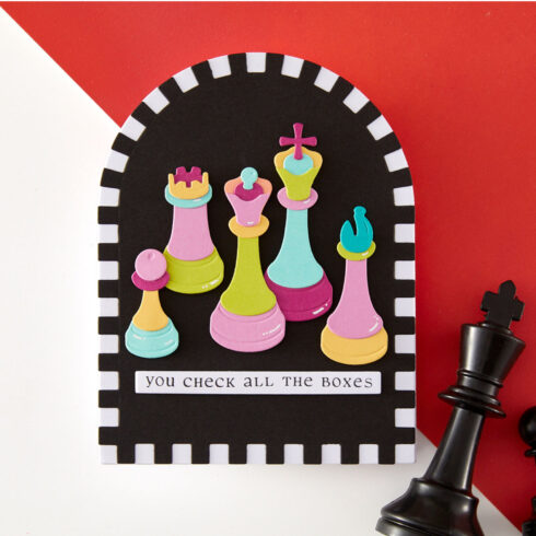 Spellbinders Checkmate CHESS CHECKERS13