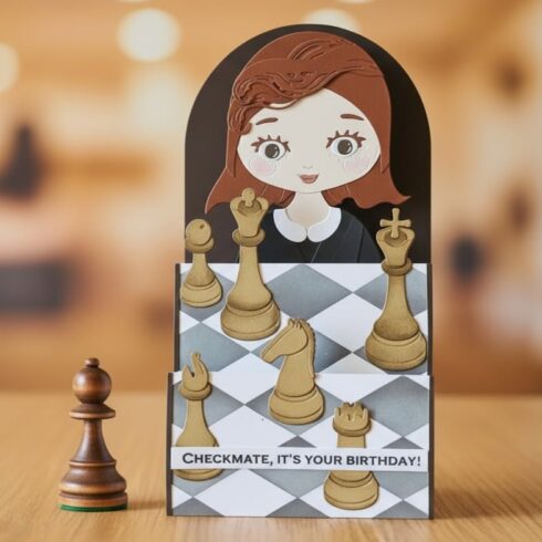 Spellbinders Checkmate CHESS CHECKERS5