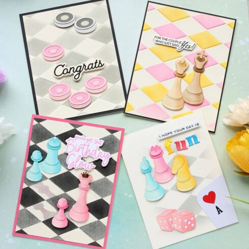 Spellbinders Checkmate CHESS CHECKERS9