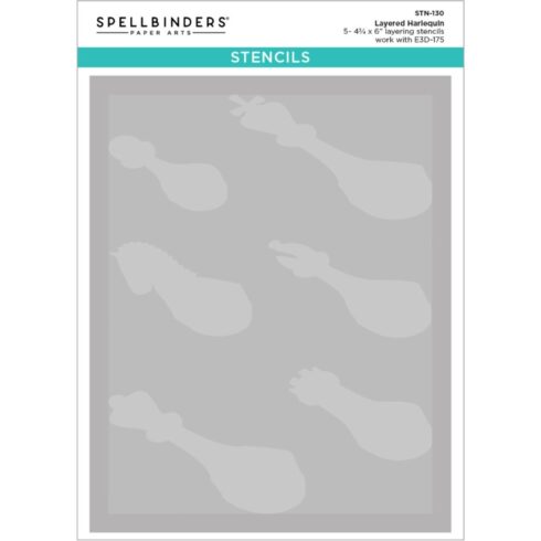Spellbinders Checkmate Layered Harlequin sapluunat