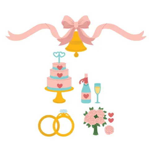 Spellbinders stanssi CLASSIC MOUSE WEDDING ACCESSORIES