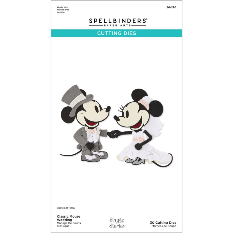 Spellbinders stanssi CLASSIC MOUSE WEDDING