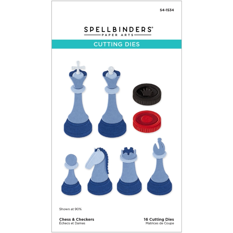 Spellbinders stanssi Checkmate CHESS & CHECKERS