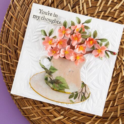 Spellbinders stanssi FLOWERING QUINCE 1
