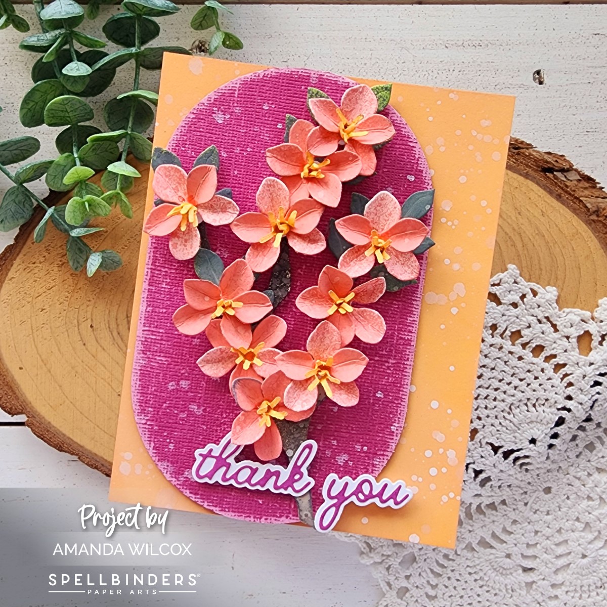 Spellbinders stanssi – FLOWERING QUINCE - Bild 6