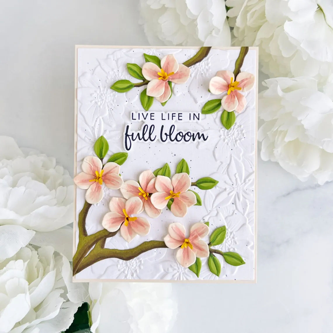 Spellbinders stanssi – FLOWERING QUINCE - Bild 3