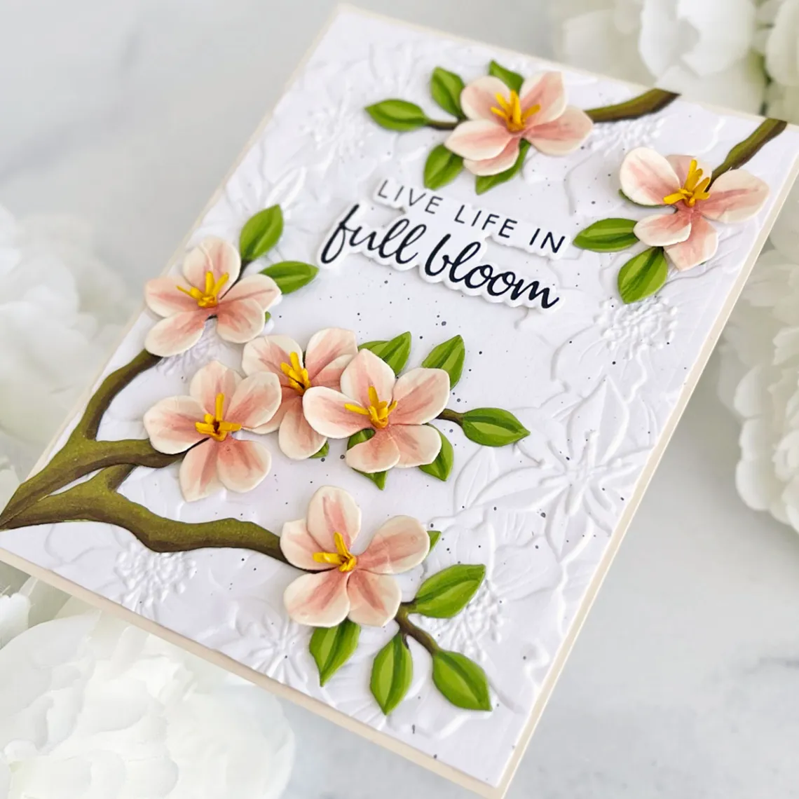 Spellbinders stanssi – FLOWERING QUINCE - Bild 4