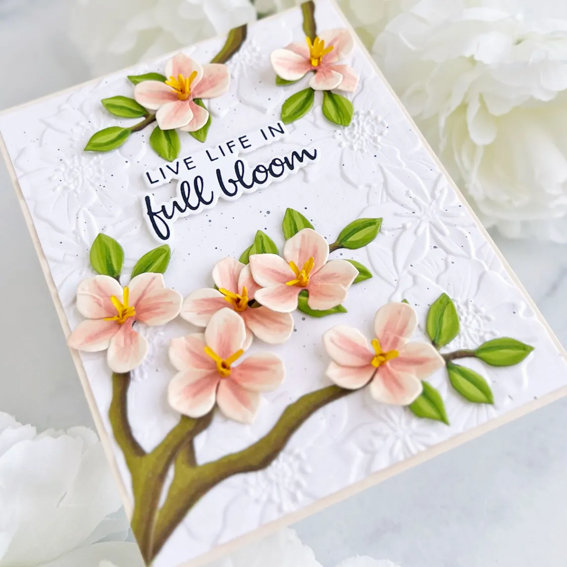 Spellbinders stanssi – FLOWERING QUINCE - Bild 2