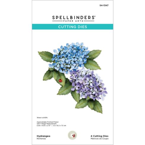 Spellbinders stanssi HYDRANGEA