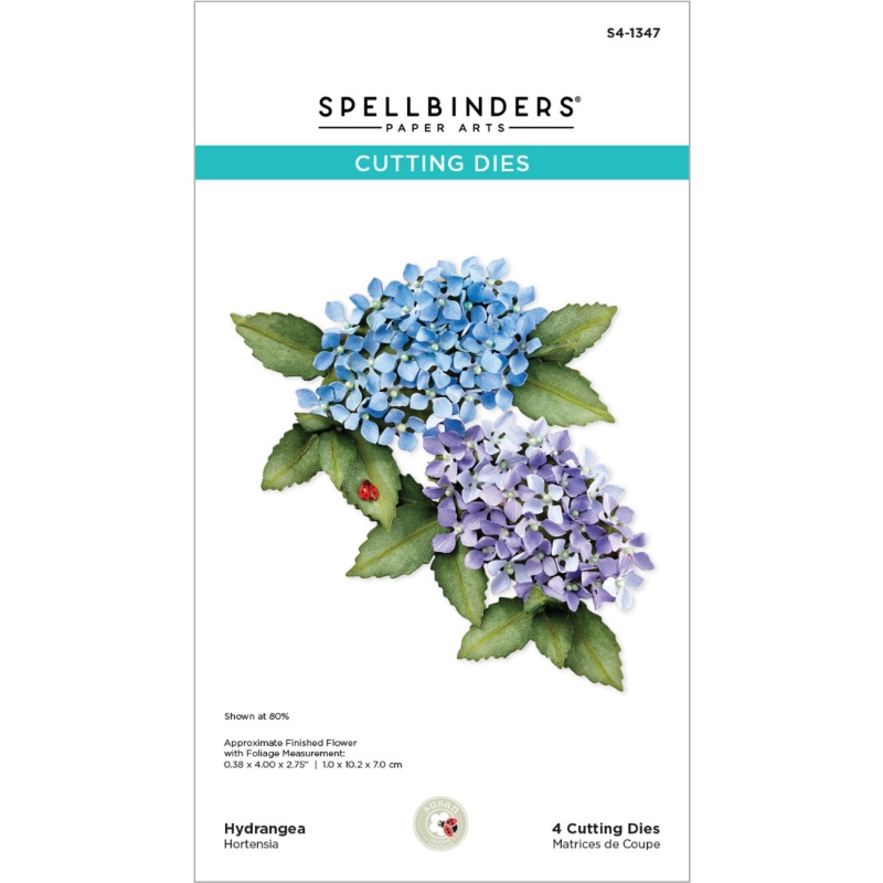 Spellbinders stanssi HYDRANGEA