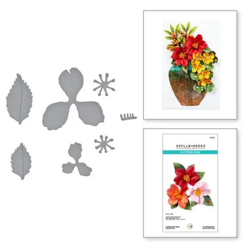 Spellbinders stanssi LANDSCAPE ROSE