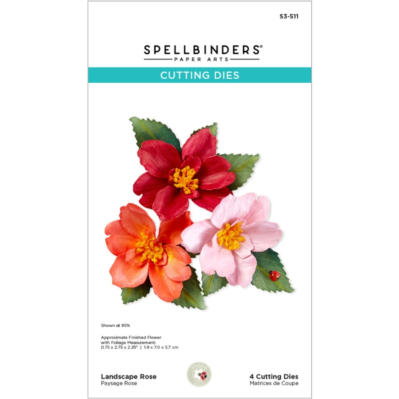 Spellbinders stanssi LANDSCAPE ROSE