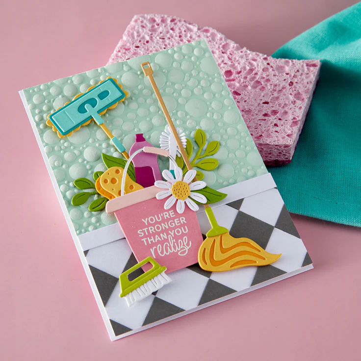 Spellbinders stanssi – Shiny New Day SQUEAKY CLEAN - Image 2