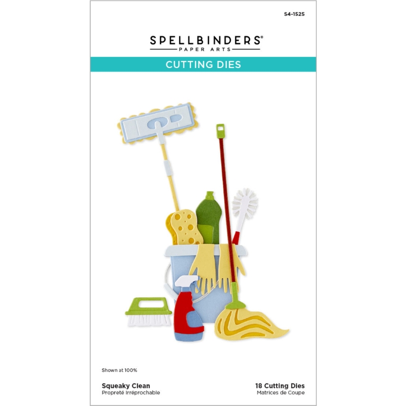 Spellbinders stanssi – Shiny New Day SQUEAKY CLEAN