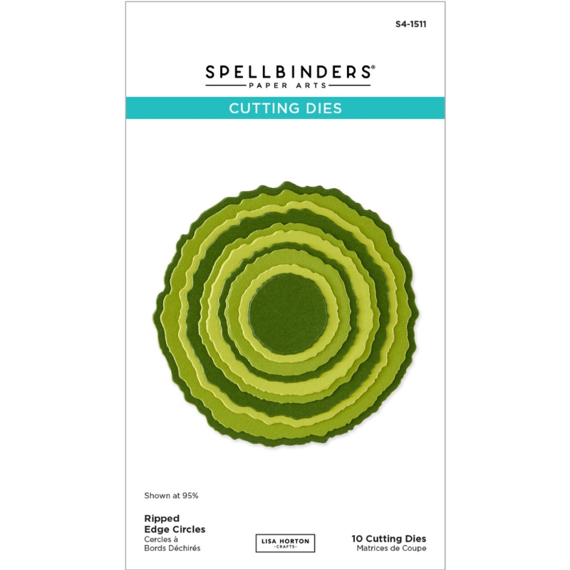 Spellbinders stanssi – Summertime RIPPRD EDGE CIRCLES