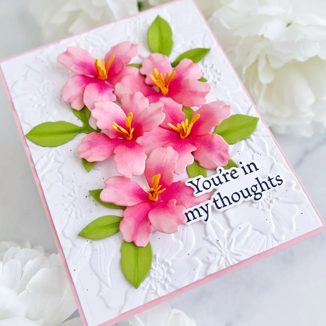 Spellbinders stanssi – AZALEA AND GARDEN POT WITH LADYBUGS - Image 2