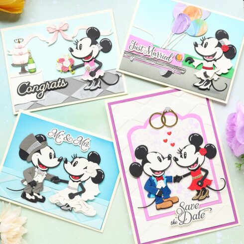 Spellbinders stanssi – CLASSIC MOUSE WEDDING1