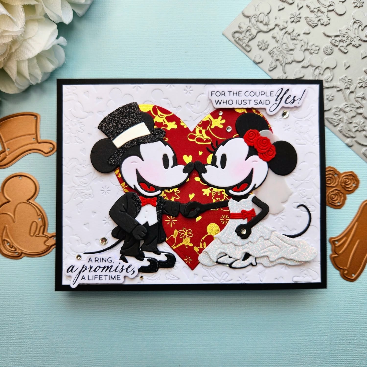 Spellbinders stanssi – CLASSIC MOUSE WEDDING - Bild 4