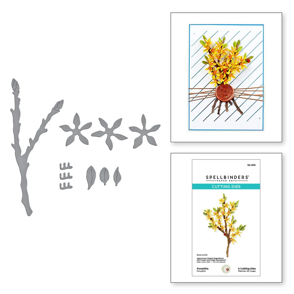 Spellbinders stanssi – FORSYTHIA - Image 6