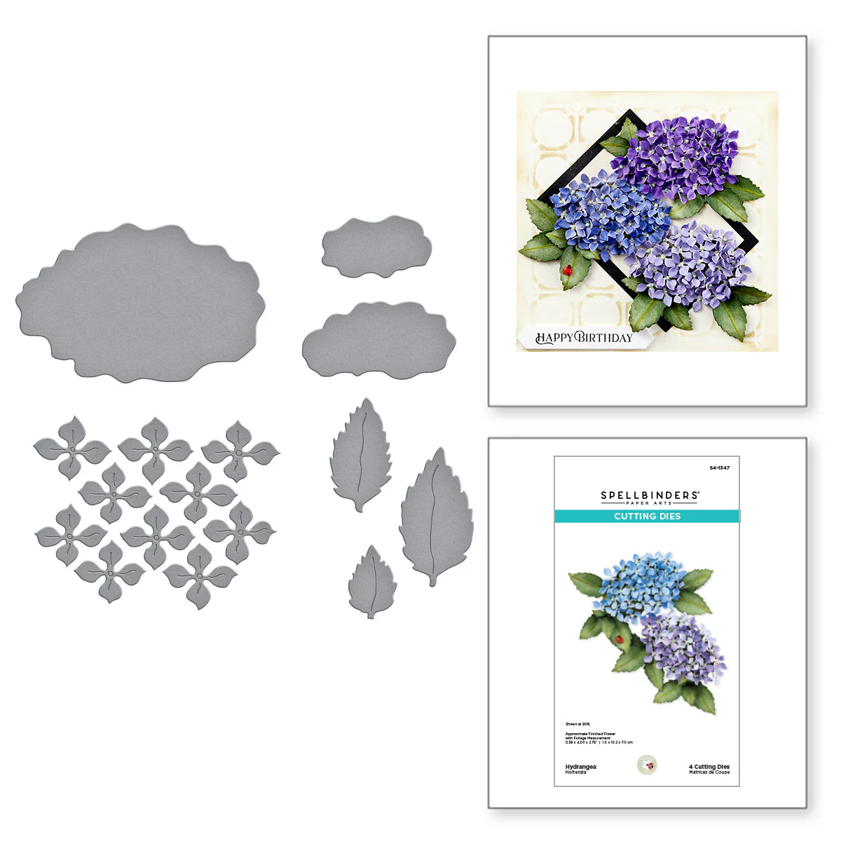 Spellbinders stanssi – HYDRANGEA - Image 8