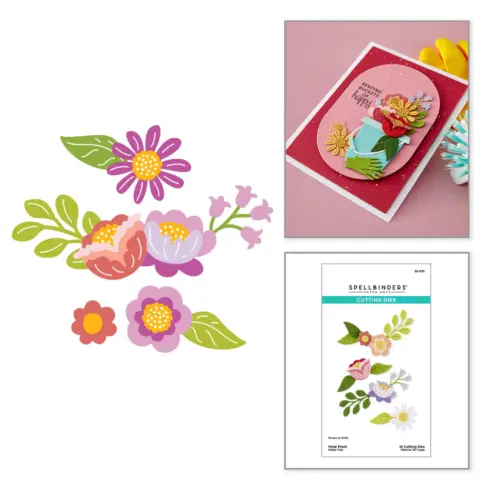 Spellbinders stanssi – Shiny New Day PETAL FRESH