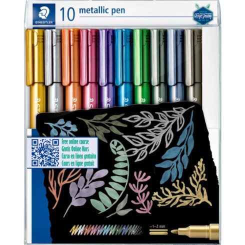 Staedtler Marker Metallic Pen Metalliset kynät (1-2 mm)