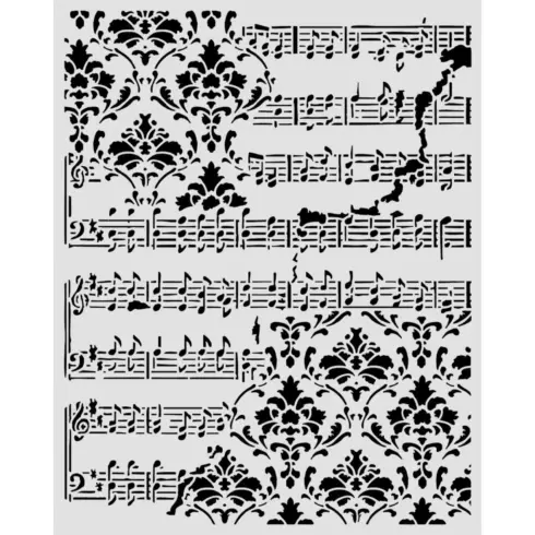 Stamperia Symphony Ccore and Frize sapluuna 20 x 25 cm
