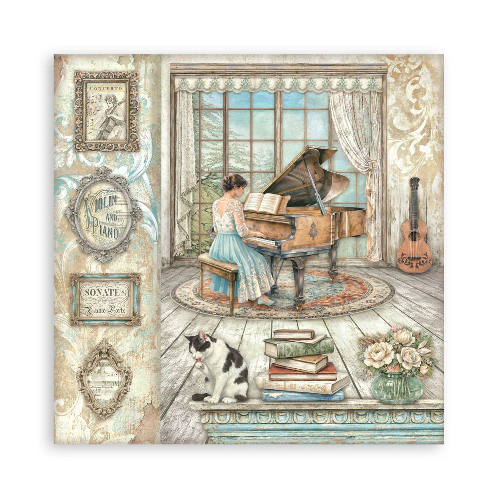 Stamperia – Symphony Maxi paperilajitelma 30 x 30 cm - Image 2