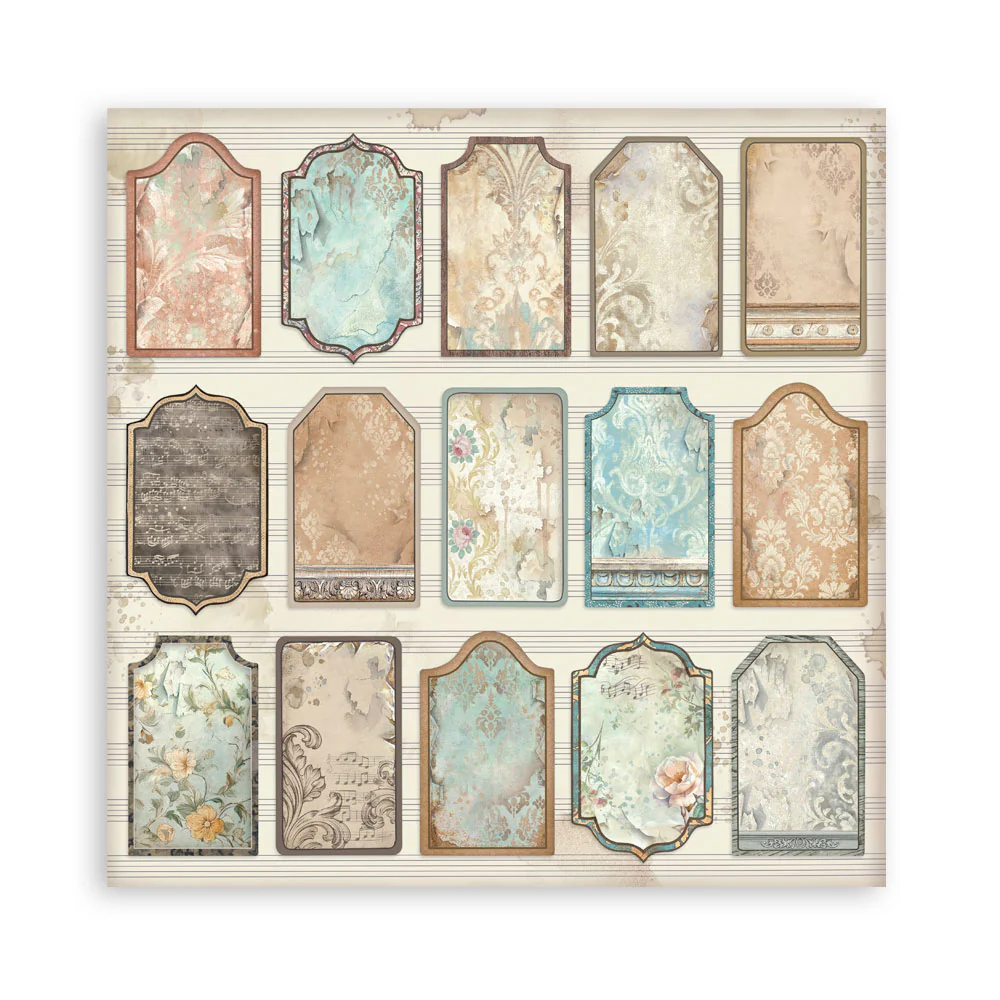 Stamperia – Symphony Maxi paperilajitelma 30 x 30 cm - Image 17