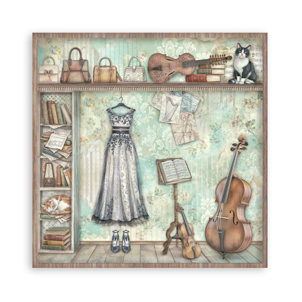 Stamperia – Symphony Maxi paperilajitelma 30 x 30 cm - Image 3