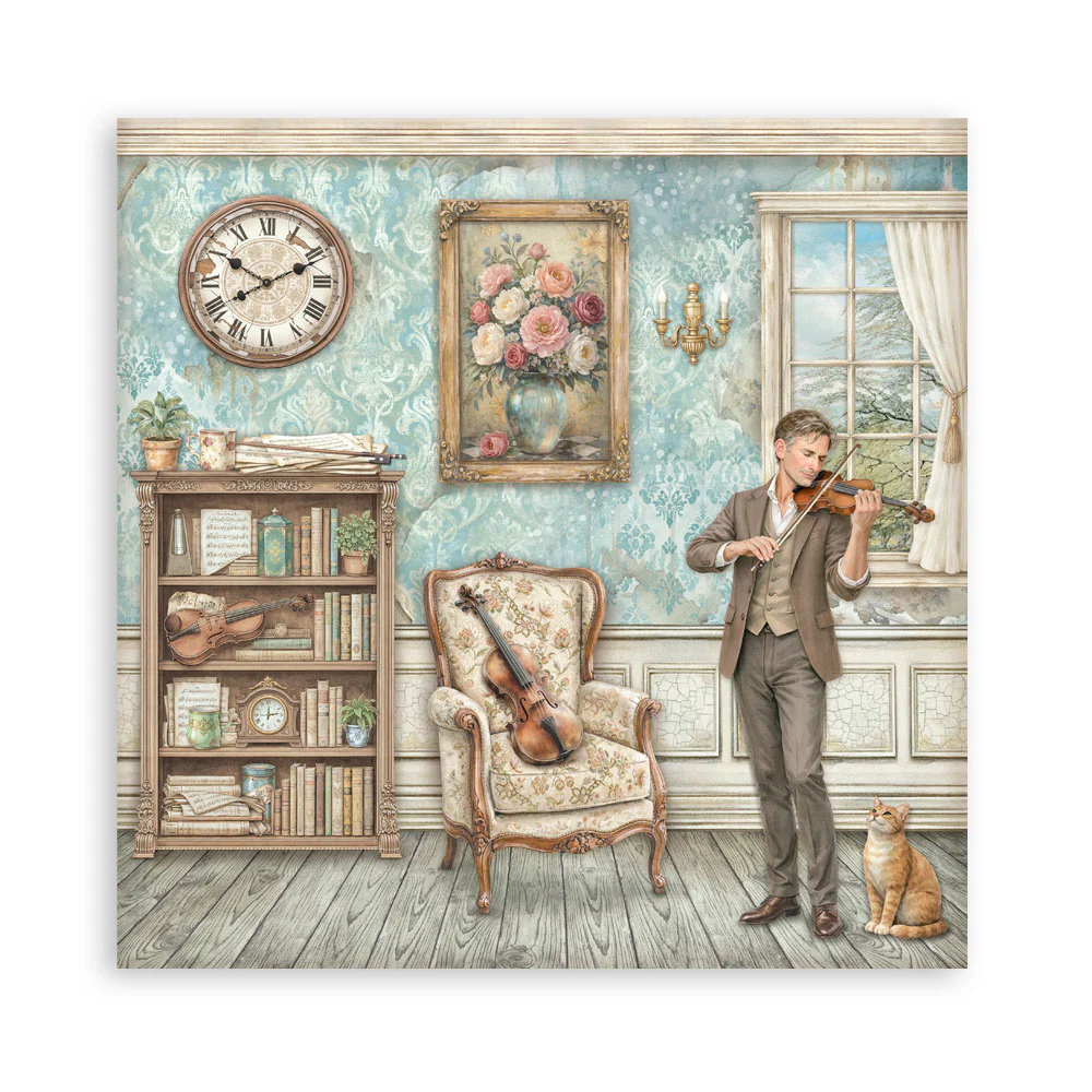 Stamperia – Symphony Maxi paperilajitelma 30 x 30 cm - Image 4