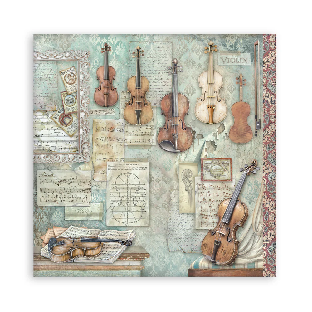 Stamperia – Symphony Maxi paperilajitelma 30 x 30 cm - Image 5
