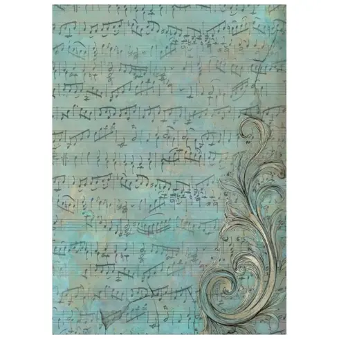 Stamperia Symphony Mini Rice Paper Backgrounds riisipaperi 1