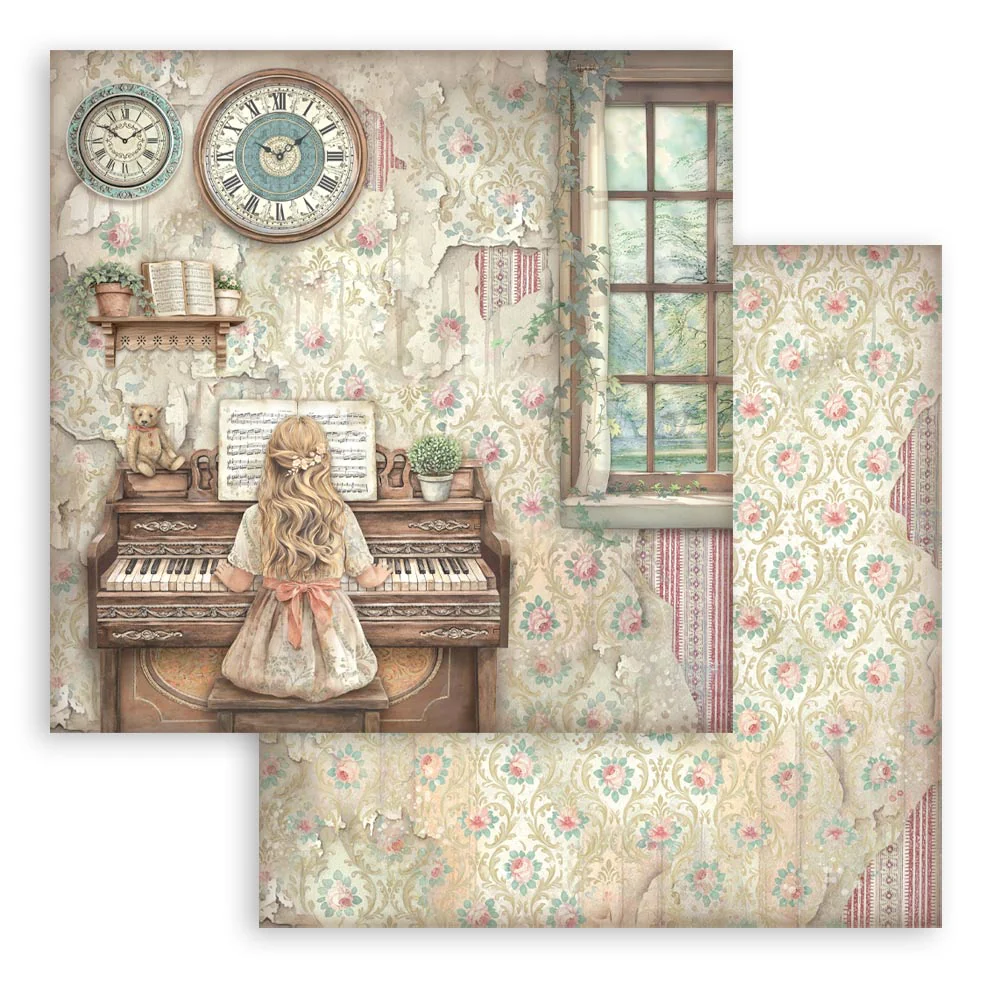 Stamperia – Symphony paperilajitelma 30 x 30 cm - Image 2
