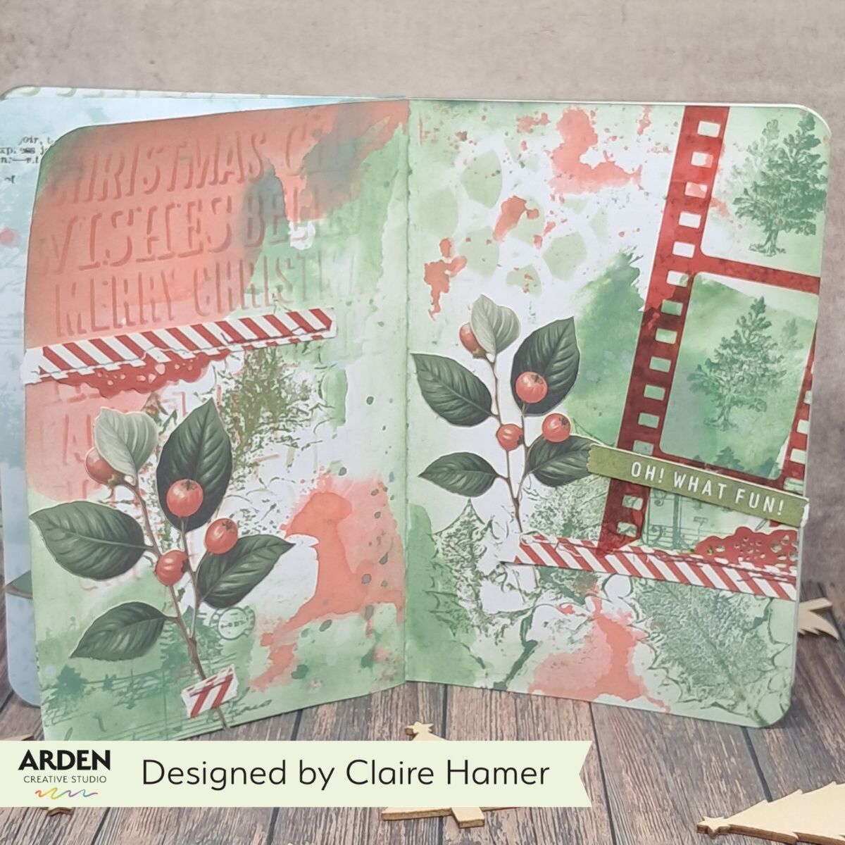 Arden Creative Studio – Christmas Cheer Film Reel Continuous PET Tape PET-Teippi 50mm - Image 2