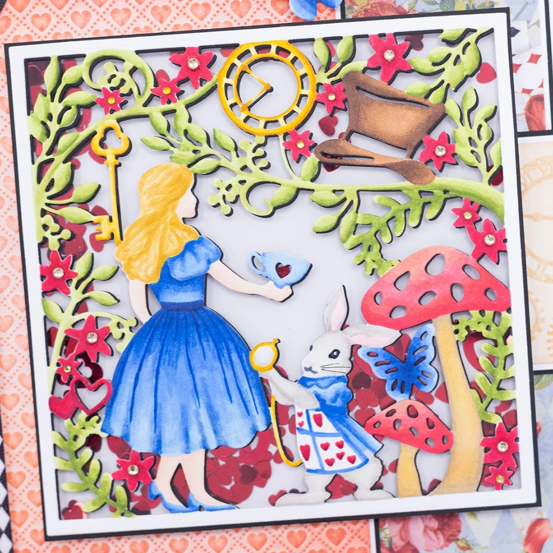 Crafter’s Companion Create-a-Card stanssi – Tales of Wonderland IN WONDERLAND - Image 4