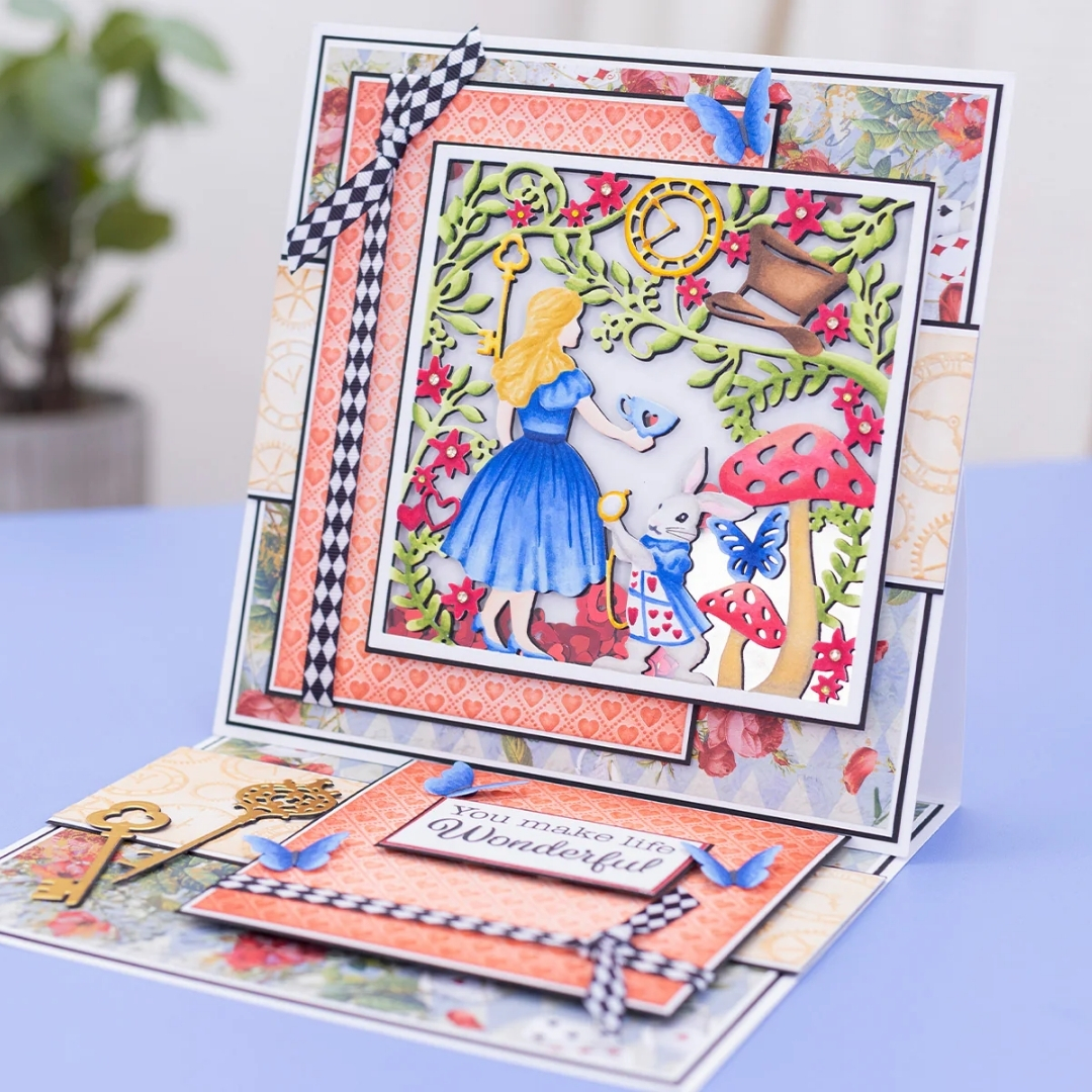 Crafter’s Companion Create-a-Card stanssi – Tales of Wonderland IN WONDERLAND - Image 2