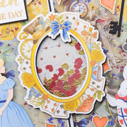Crafters Companion Stamp and Die stanssi ja leimasin – Tales of Wonderland ELEGANT FRAME 6