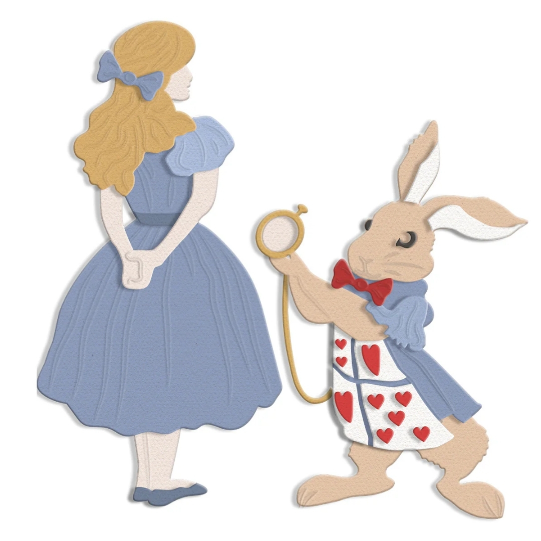 Crafter’s Companion stanssi – Tales of Wonderland ALICE & RABBIT - Image 6