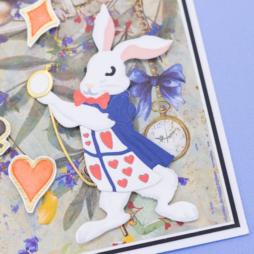 Crafter’s Companion stanssi – Tales of Wonderland ALICE & RABBIT - Image 5