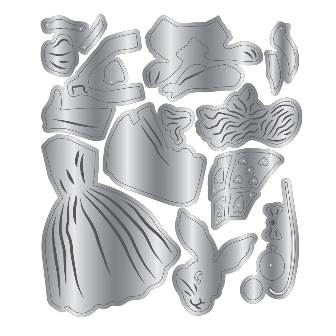 Crafter’s Companion stanssi – Tales of Wonderland ALICE & RABBIT - Image 7