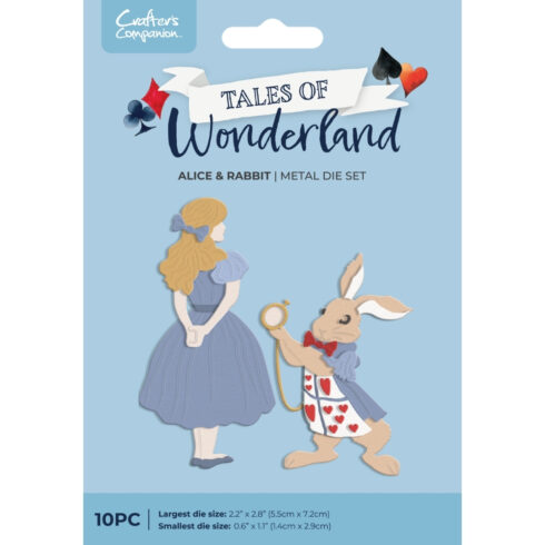 Crafter’s Companion stanssi Tales of Wonderland ALICE & RABBIT