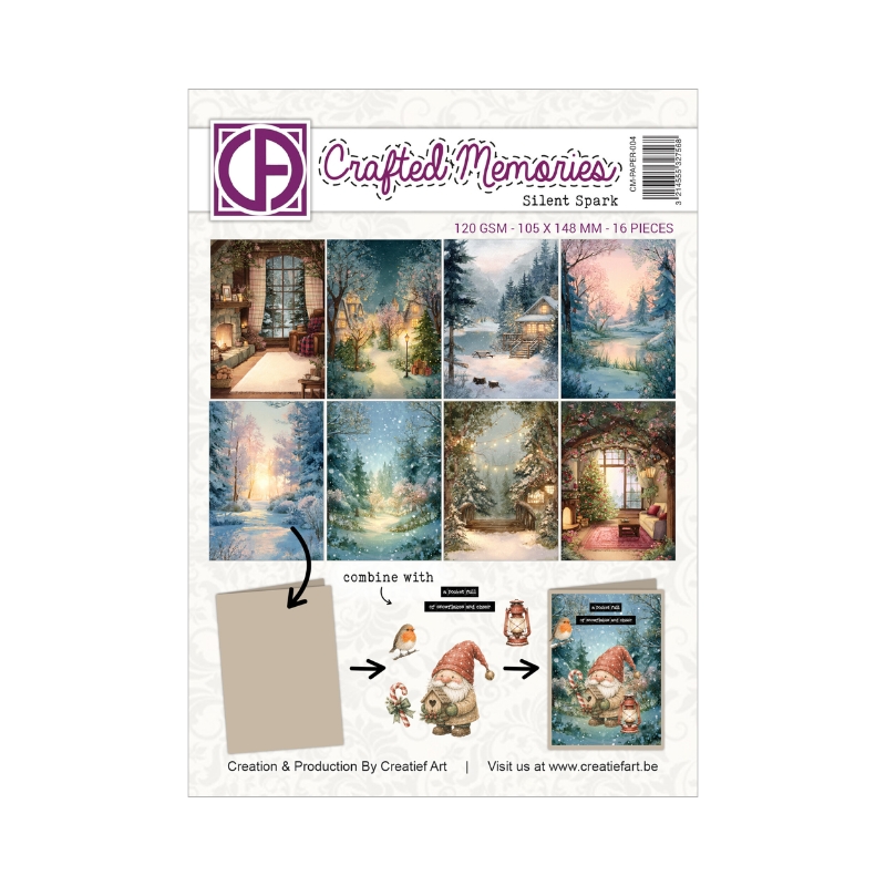 Creatief Art Crafted Memories Silent Spark paperilajitelma A6