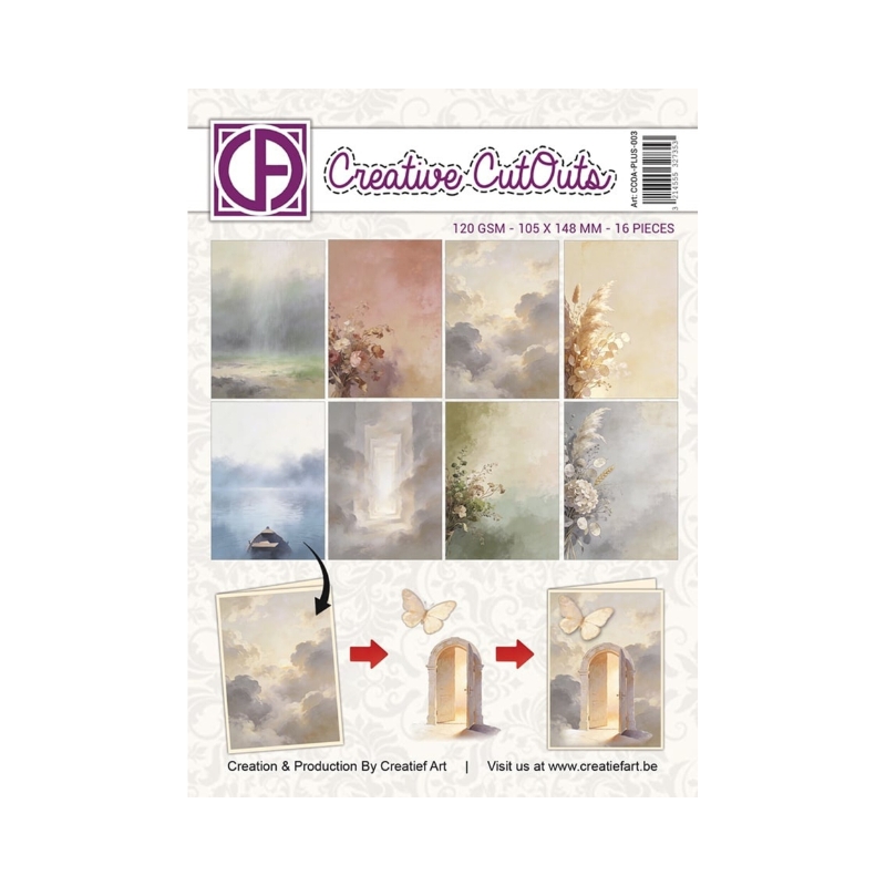 Creatief Art Creative CutOuts – In Loving Memory paperilajitelma A6 - Image 2