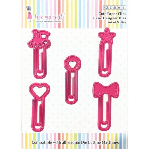 Dress My Craft stanssi CUTE PAPER CLIPS (1)