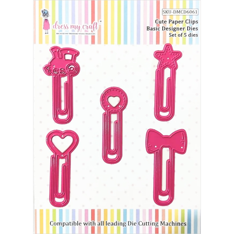 Dress My Craft stanssi CUTE PAPER CLIPS (1)