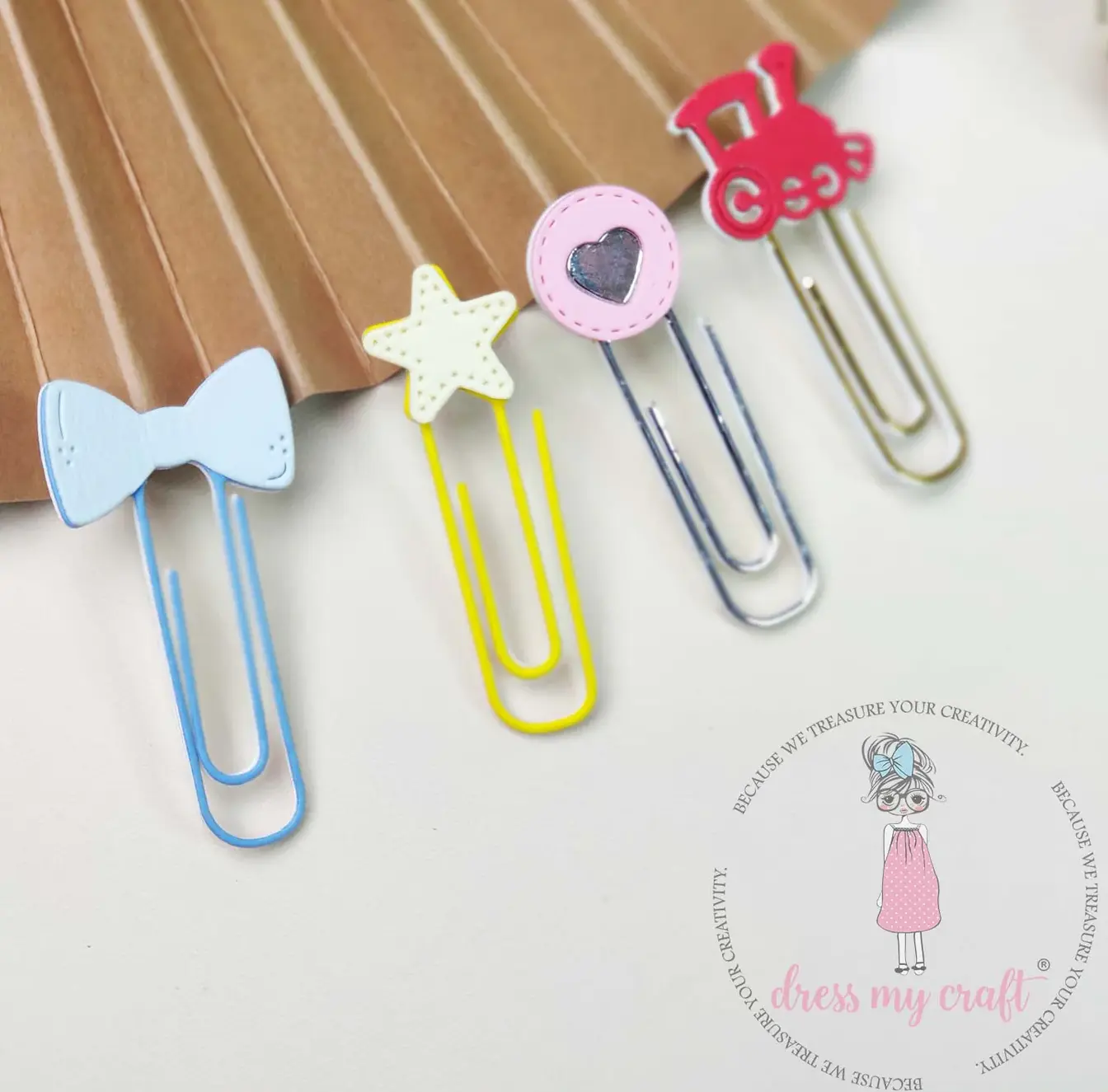 Dress My Craft stanssi – CUTE PAPER CLIPS - Image 2