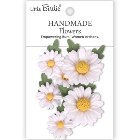 Little Birdie Anya Frosty White Paperikukat (6 kpl)