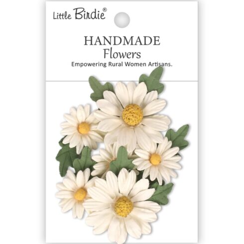 Little Birdie Anya Ivory Pearl Paperikukat (6 kpl)