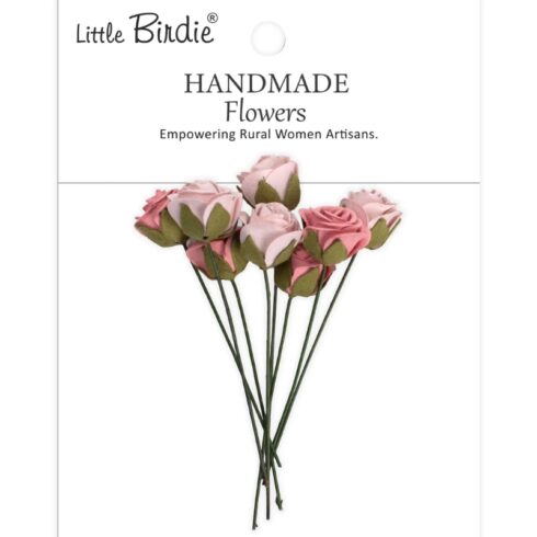 Little Birdie Charlie Pink Passion Paperikukat (8 kpl)